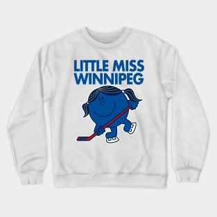 Winnipeg Jets Crewneck Sweatshirt - Little Miss Winnipeg by Unsportsmanlike Conduct Co